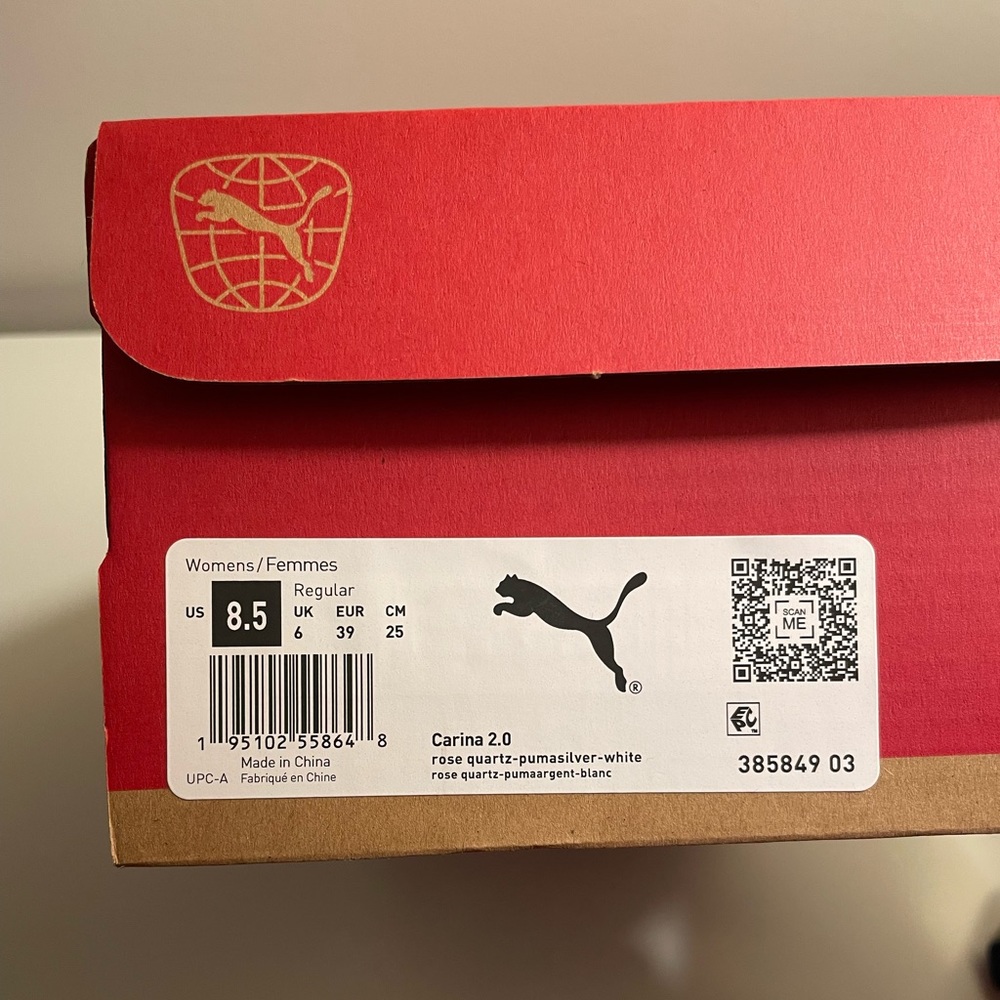 Puma Carina 2.0 - Rose Quartz - Size 8.5 - Picture 3 of 5